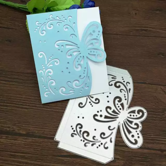 Scrapbook Embossing Album Card DIY Metal Cutting Dies Envelope Stencil Butterfly