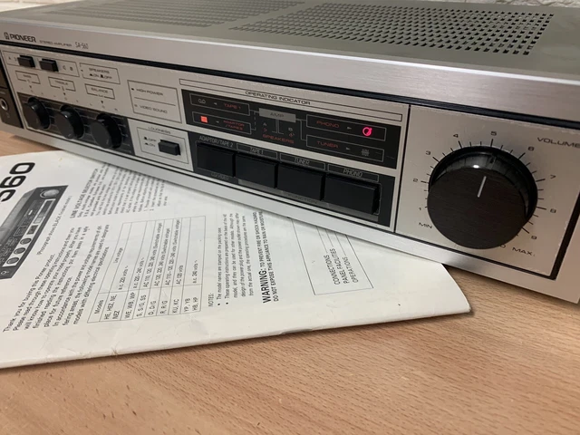 VINTAGE PIONEER SA-7800 Amplificatore Linea Blu '79 e VINTAGE PIONEER SA-7800 Amplificatore Linea Blu '79 e