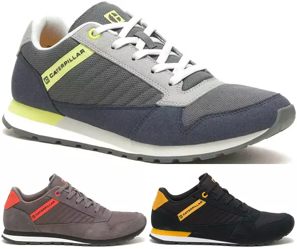 Caterpillar Cat Ventura en Cuir de Marché Sneakers Baskets Chaussures Hommes