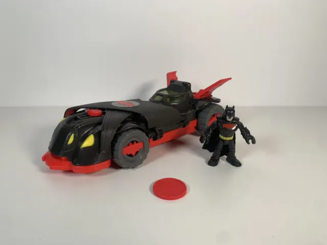 Imaginext DC Super Friends Batman Ninja Armor Batmobile Bundle With Figure