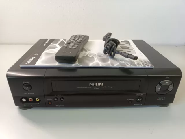 Philips VR 500 / 02  VHS Hifi Stereo Videorecorder mit Fernbedienung + BDA