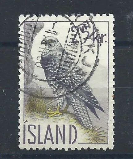 Islande N°298 Obl (FU) 1959 - Oiseaux "Faucon"