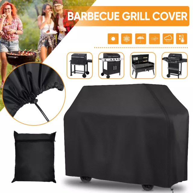 58" Heavy Duty BBQ Cover Garden Patio Gas Grill For Weber Genesis II 3-burner UK