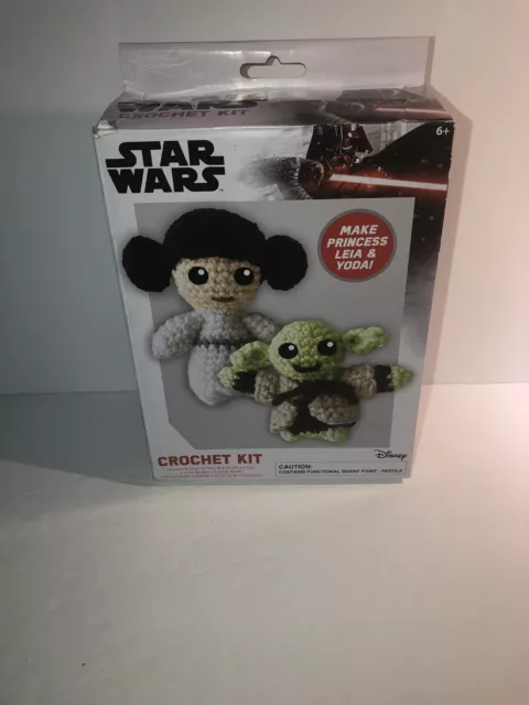 Star Wars Crochet kit Yoda And Stormtrooper Disney and Lucasfilm See Description