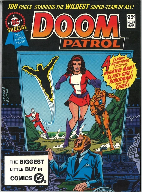 Doom Patrol - Blue Ribbon Digest Vol 3, #19 (Mar 1982)  - DC Comics George Perez