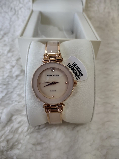 NEW Beautiful & Sweet Pink / Rose Gold ANNE KLEIN Ladies Watch 1980BMRG - NWT