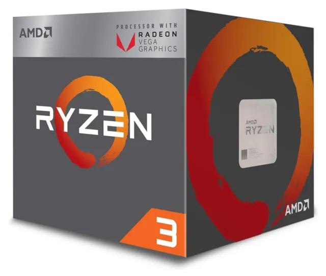 Processeur AMD Ryzen 3 PRO 2200GE 4 coeurs 3.6Ghz APU Radeon Vega 8 - socket AM4