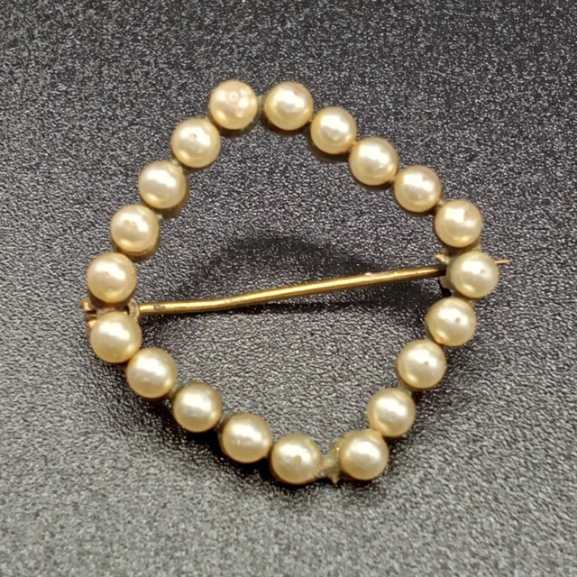 Broche En Ouraline - Bijou Vintage Ou Fantaisie - Occasion