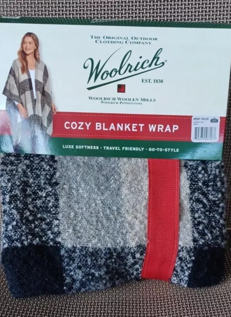 Woolrich Women's Ultra Soft & Cozy Blanket Wrap One Size Fits All