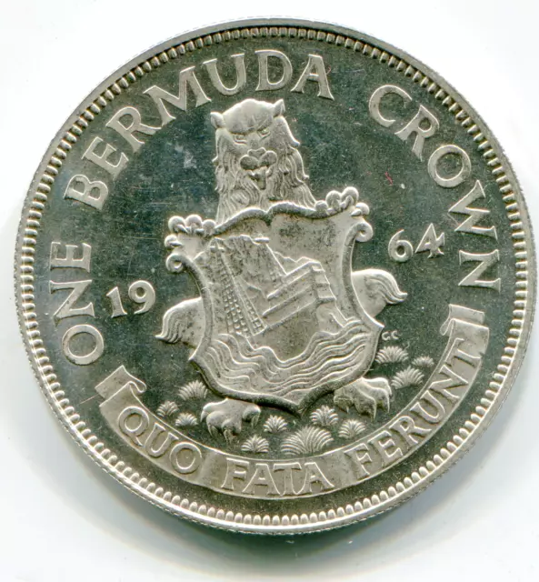 Bermuda Crown 1964 Proof KM-14    lotnov8188