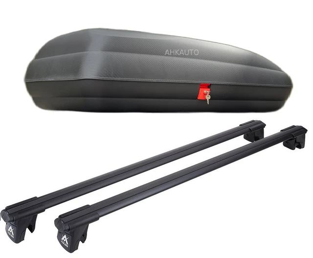 DACHTRÄGER SCHWARZ AGURI + Dachbox 320 Liter Für MINI Countryman Crossover 12 EUR 273,00