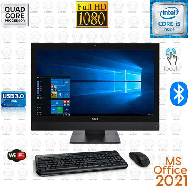 WINDOWS 11 DELL AIO 24 AIO TOUCH PC Computer 16 GB Core i5-6500 SSD