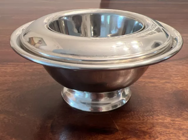 Sheffield 3 Piece Caviar Serving Set W/ Ice Bowl Stainless Steel Tl