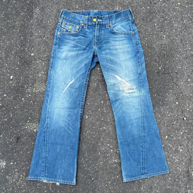 VINTAGE TRUE RELIGION Jeans Wide Leg Men's 32 Y2K $65.00 - PicClick