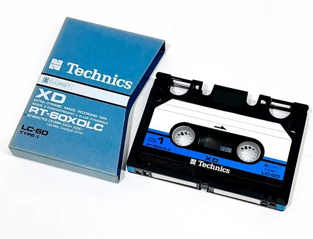 TechnicsエルカセットXD RT-60XDLC LC-60 TYPE I TechnicsエルカセットXD RT-60XDLC LC-60 TYPE I 【公式通販】