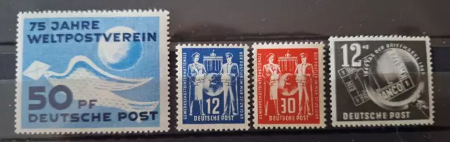 DDR Jahrgang 1949 postfrisch MiNr:242-245