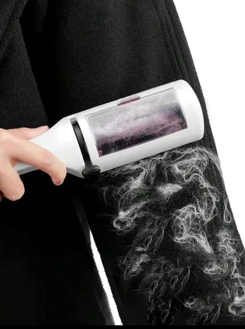 1pc Pet Hair Remover With Self-cleaning Base & Static Electricity Brush