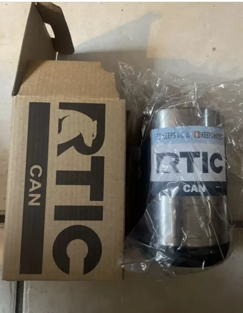 RTIC Can Cooler 12oz Koozie Vacuum Insulated Beer Can Cooler
