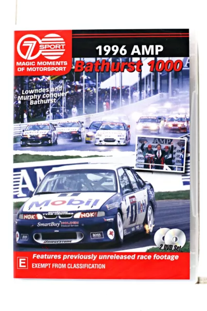 V8 SuperCars Magic Moments of Motorsport 1996 Bathurst 1000 Reg 4 DVD New Sealed