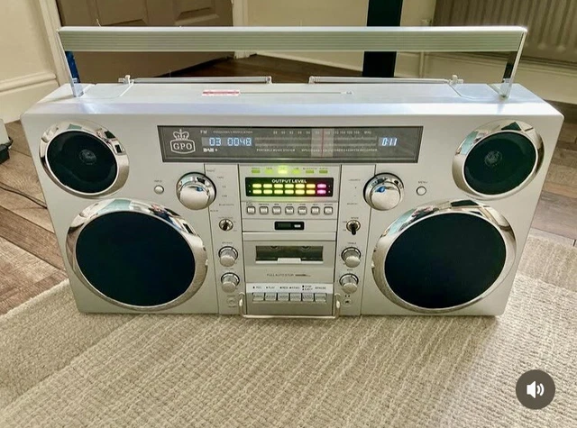 Brooklyn Portable Boombox Retro Boombox Gpo Brooklyn 80s