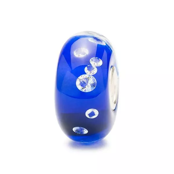 Mode TROLLBEADS Perlen Diamant Blau TGLBE-00027