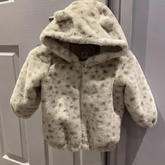 Baby gap leopard coat hot sale