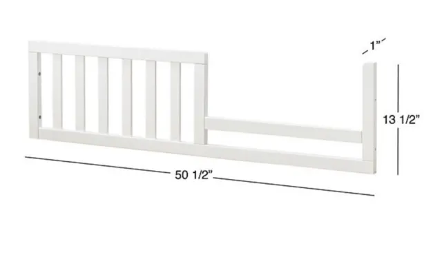 Sorelle 137-W Toddler Guard Rail in White-RARE-BRAND NEW-SHIPS SAME BUS DAY