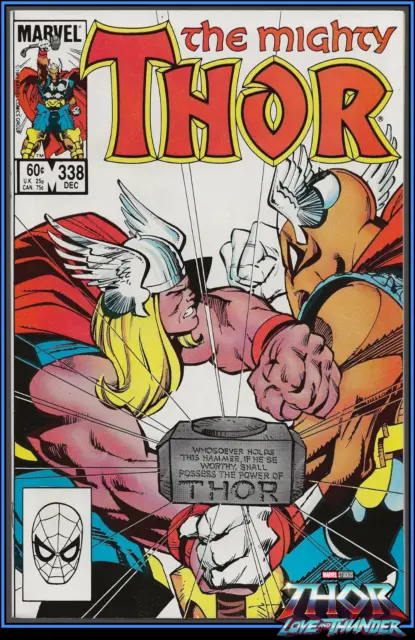 Thor #338 (1983) 2Nd Appearance Beta Ray Bill Key Marvel Comics 9.0 Vf/Nm Hot!!