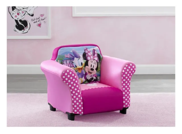 Delta Children Upholstered Chair, Disney Minnie Mouse