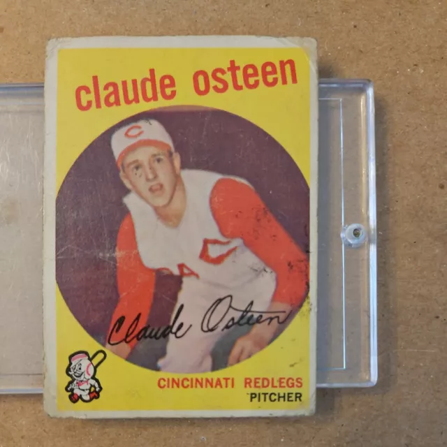 1959 Topps Baseball Card #224 Claude Osteen