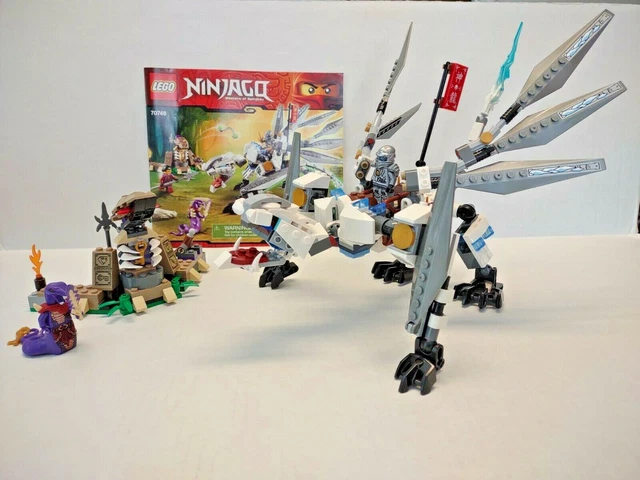 LEGO NINJAGO TITANIUM Dragon #70748 with instruction Manual 98% ...