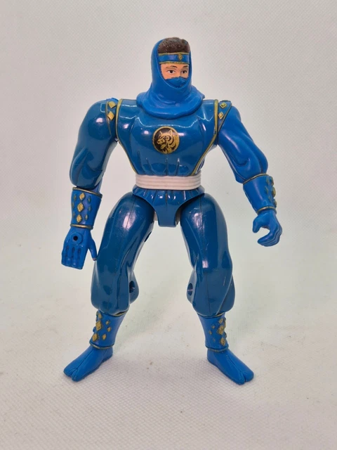 Figurine Power Ranger Bleu Bandai 1993 Occasion - Très Bon état, Collection Rétro, Personnage Power Rangers Original