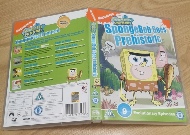 SPONGEBOB SQUAREPANTS GOES Prehistoric DVD Children's Family