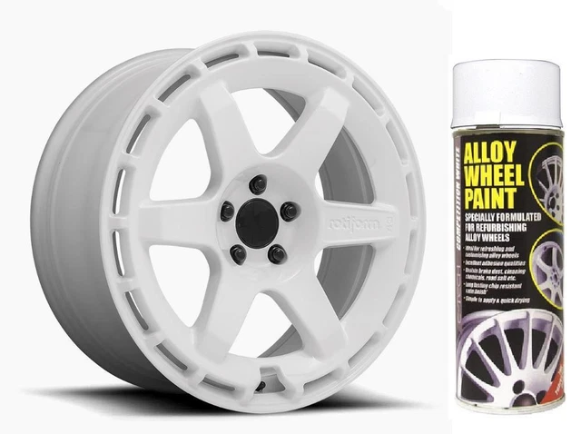SUITS MAZDA ALLOY Wheel Restoration Spray Paint SATIN WHITE 400ml (WE1 ...