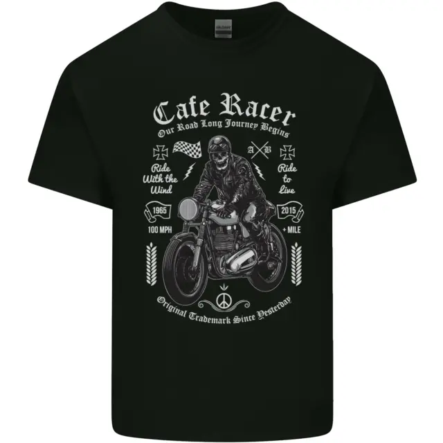 Cafe Racer Motorcycle Motorbike Biker Mens Cotton T-Shirt Tee Top