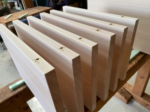 CUSTOM ORDER L size (no knot) Japanese cypress HINOKI cutting board.