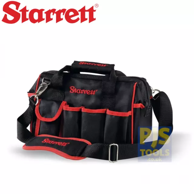 Starrett BGS small 300 X 170 X 200 18 pocket tradesman tool bag STRBGS