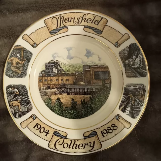 Mansfield Colliery Mining Plate
