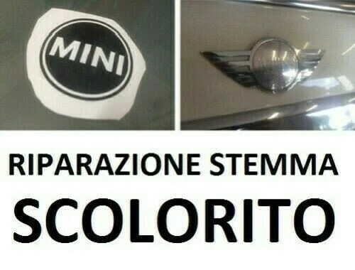 Mini Nuovo Originale R50 R52 Mini Cooper Cappuccio Stemma Emblema Cromo