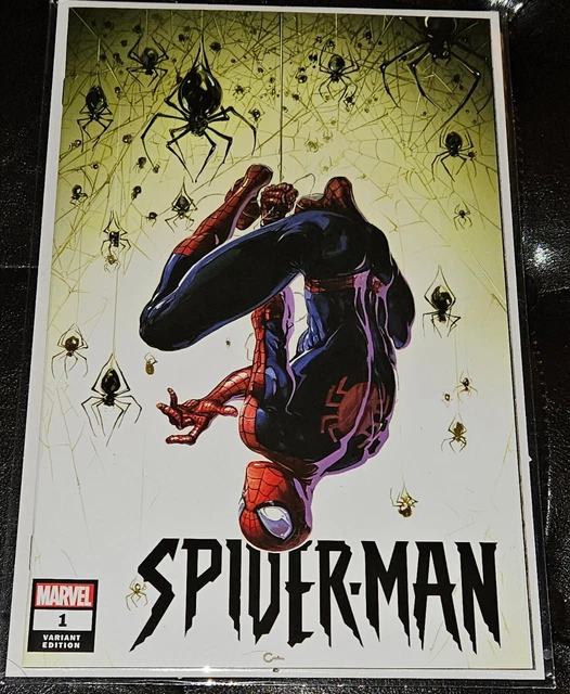 Marvel 2019 SPIDER-MAN #1 (Scorpion Comics Clayton Crain Trade Variant)
