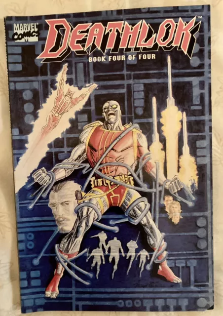 Deathlok: in Ryker's Island Book #4 of 4 (Oct,1990) Marvel Comics -Graphic Novel