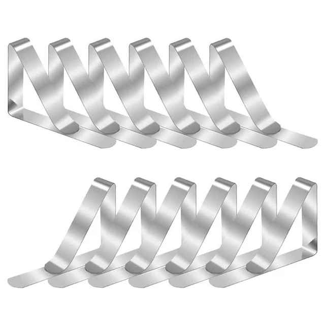 Assicurarsi un fissaggio stabile per tovaglia con 32 pz clip premium per tovagli