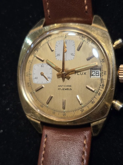 Cadran Chronographe Original Pour Mouvement Valjoux 23 - Diamètre 31.50 Mm (12"), Neuf Sans étiquette, Pièce Horlogerie