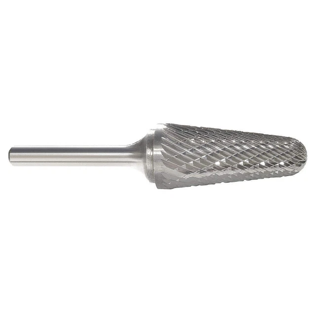 GRAINGER APPROVED 310-002181 Cone Bur,Radius End,1/8","Carbide