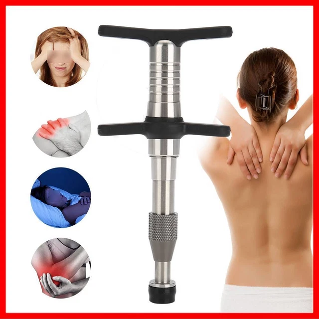 Manual Chiropractic Spine Adjusting Corrector Tool Forth Massager 6 Levels