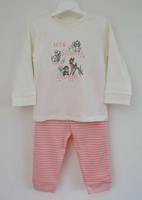 Disney Characters Bambi, Marie Baby Girl Pyjamas. 9-12 or 12-18 months. BNWT