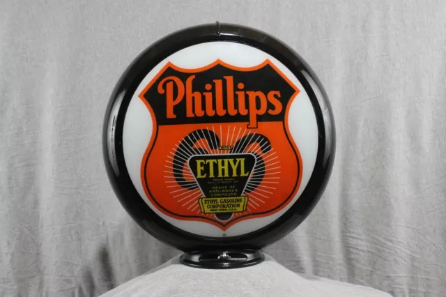 Phillips 66  Ethyl  Gas Pump Globe