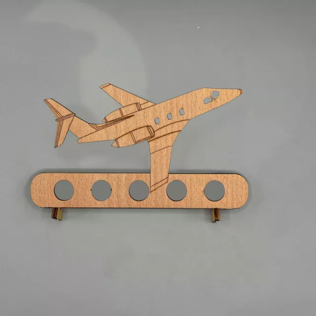 Unique Wooden Airplane Decoration Money Gift Handcrafted Aircraft Holder 2