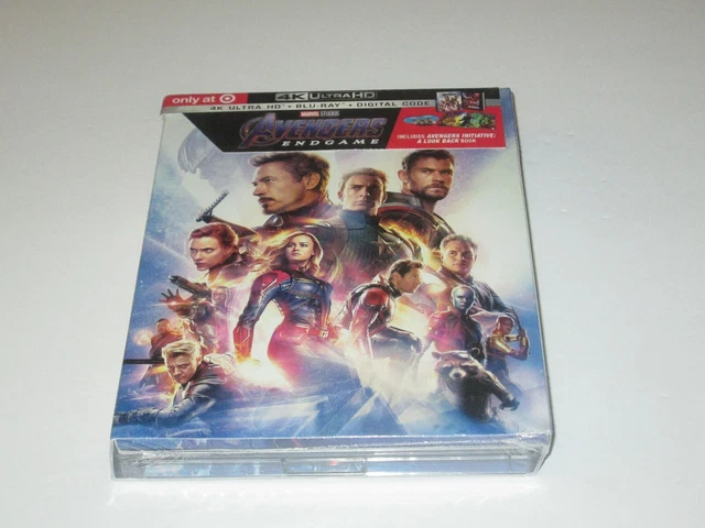 AVENGERS ENDGAME 4K Ultra HD + Blu-ray + cible numérique exclusive EUR