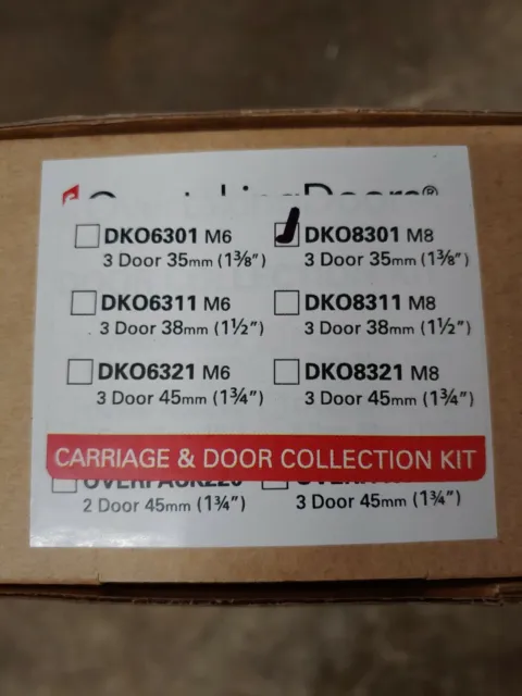CaviSlider DKO8301C CARRIAGE AND DOOR COLLECTION KIT